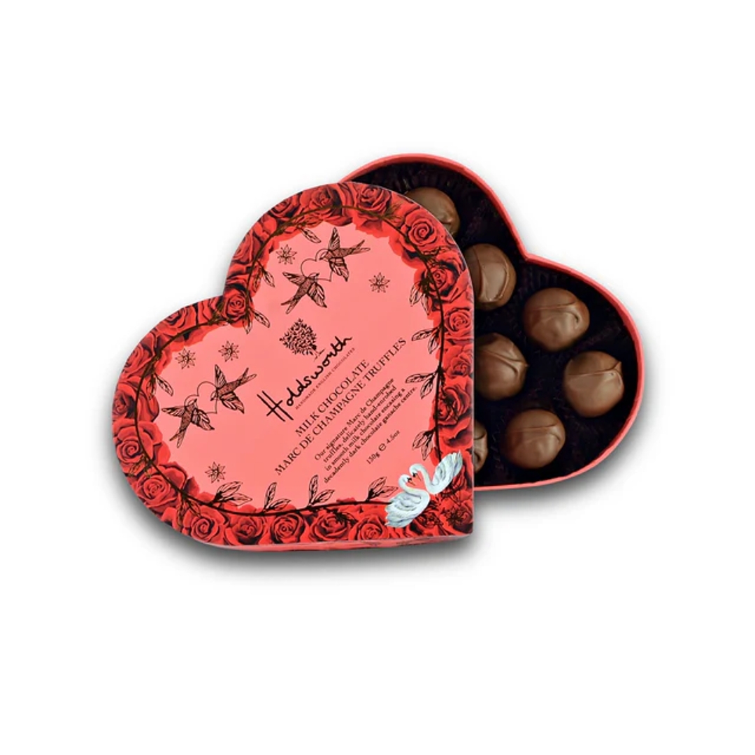 Champagne Truffle Heart Box