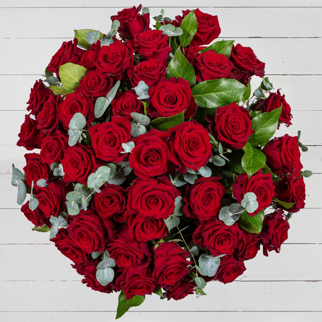 Luxury 50 Red Rose Bouquet