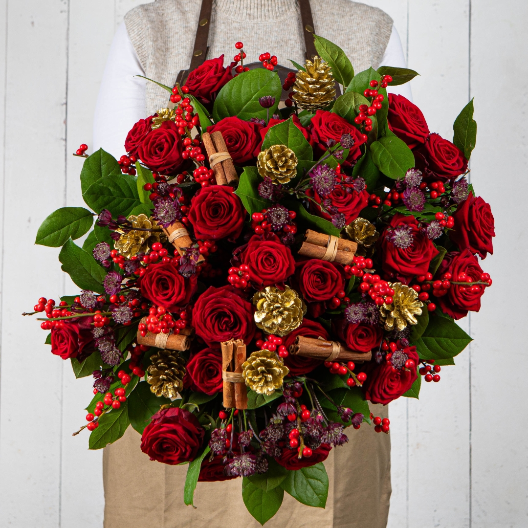 Luxury Winter Rose Bouquet