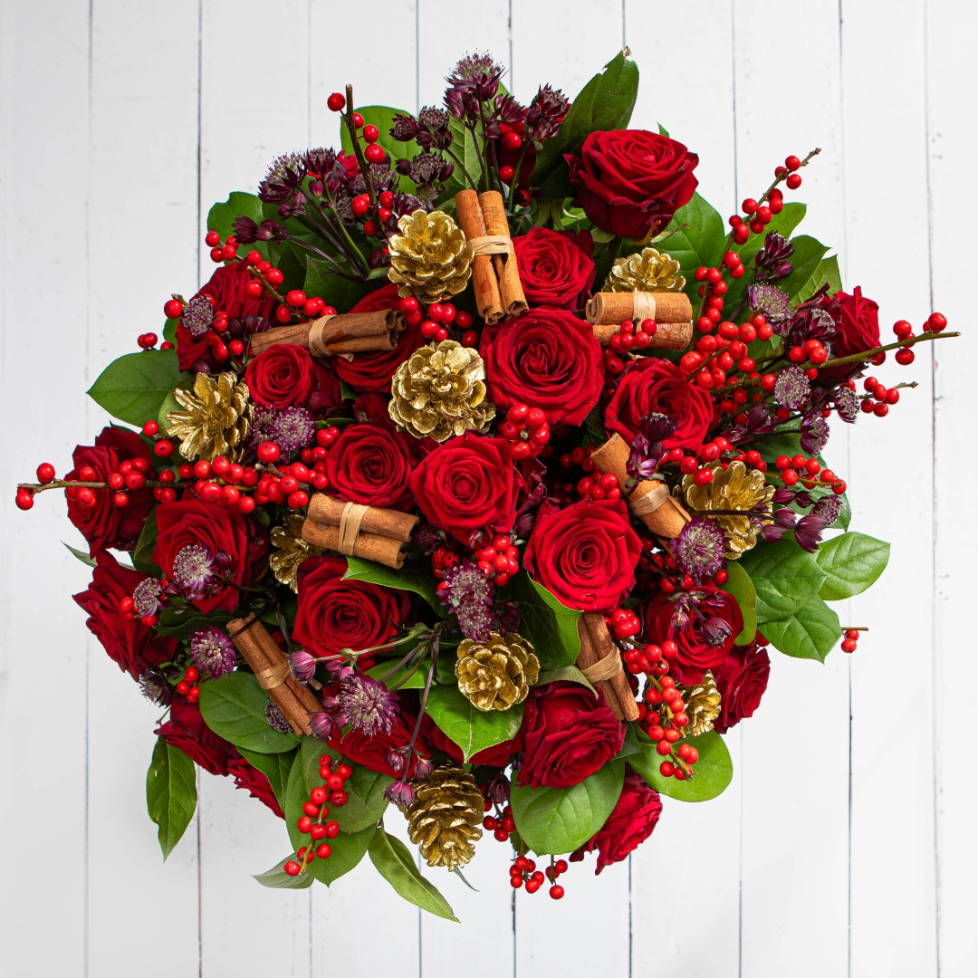 Luxury Winter Rose Bouquet